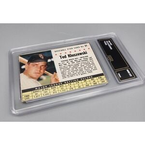 Ted Kluszewski (Klu), Chicago White Sox, 1961 Post, #31 Box, Hand Cut Card